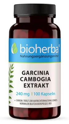 Produktbild von Bioherba Garcinia Cambogia Extrakt 240 mg 100 Kapseln