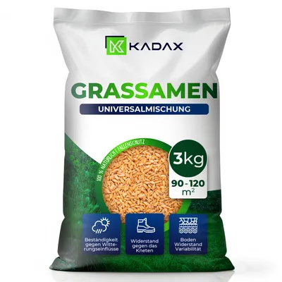 Zdjęcie produktu dla KADAX Trawa Uniwersalna Trawnik Samozagęszczająca 3 kg