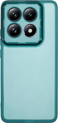 Productafbeelding van Hoesje voor de Xiaomi 14T - Phonesta Translucia, semi-transparante achterkant met bescherming voor de camera's - Transparant/Groen
