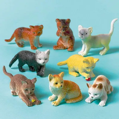 Produktbild von Katzen 12 Spielfiguren