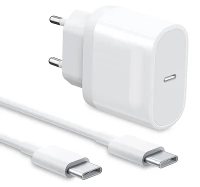 Produktbild von iPad Ladekabel USB C, iPad Pro Ladegerät Ladekabel mit Netzteil 20W Schnellladegerät mit 2M USB C Kabel Schnellladekabel für iPad 11 10 Generation Pro Air Mini