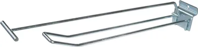Produktbild von Paneele Slattwall Doppelhaken - Professioneller Wandhaken für Ladeneinrichtun....