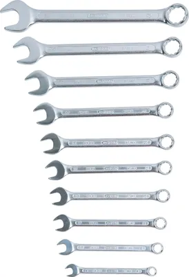 Obrázek produktu pro KS TOOLS Sada očkoplochých klíčů 517.0080 Chrom-vanadiová ocel 1015g