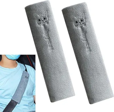 Immagine prodotto di Cinture di sicurezza per auto con un divertente motivo a gatti per bambini e adulti