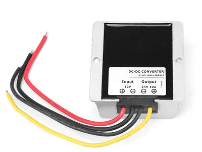 Obrázek produktu pro DC 12 V až 24 V, 10 A, 240 W, vzestupný měnič, modul regulátoru napětí, vodotěsný, IP68