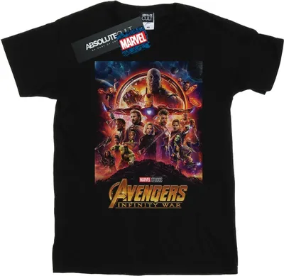 Immagine prodotto di Marvel - Maglietta "Avengers Infinity War" da uomo BI42852 (M) (Nero)