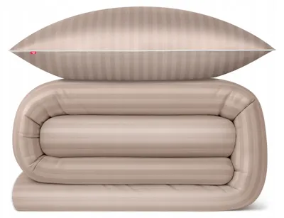Image de Softimi Linge de Lit Damassé 140x200 cm Coton Beige