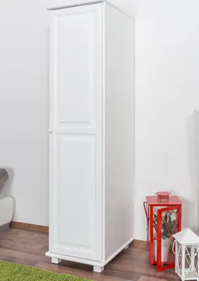 Produktbild von Schlafzimmerschrank, Farbe: Weiß 190x47x60 cm