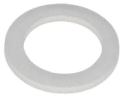 Zdjęcie produktu dla 10 sztuk płaskich uszczelek silikonowych, 2 mm, przezroczyste, 3/4 cala