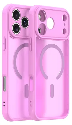 Produktbild von Techsuit - HaloFrost II MagSafe-Schutzhülle für iPhone 17 Pro Max – rosa