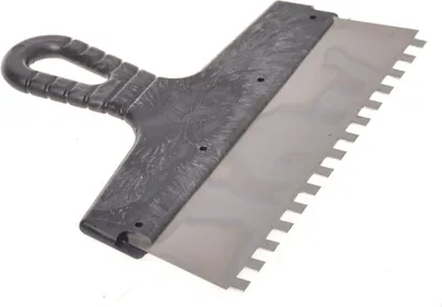 Obrázek produktu pro Aqbau® Zubatá špachtle Lepicí špachtle Široká špachtle Špachtle z nerezové oceli 250 mm 8x8