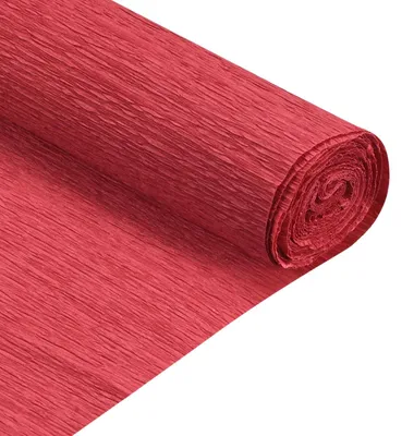 Crêpepapierrollen 2,5 m, 50 cm breit, leuchtend rot, 2 Stück