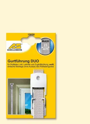 Zdjęcie produktu dla Prowadnica taśmowa do rolet Schellenberg Duo Maxi LR+ZLD