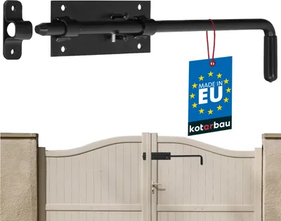Obrázok produktu pre KOTARBAU® Skrutka garážovej brány Pozinkovaná oceľ Čierna 42 CM