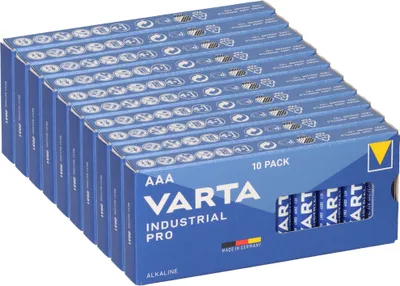 Produktbild von 120x VARTA Industrial Micro AAA MN2400 Alkaline 4003 LR03 hochwertige Batterien