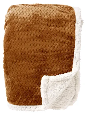 Produktbild von Dutch Decor Wohndecke Sherpa-Fleece Cody 150x200 cm Braun