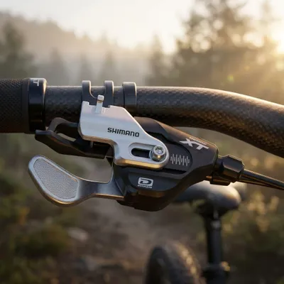 Immagine prodotto di Shimano Deore XT SL-M780-I Leva del cambio sinistra 2/3 velocità - cambiata precisa...