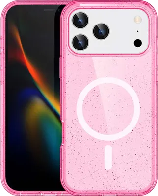 Image de imoshion Sparkle Backcover avec MagSafe pour l'Apple iPhone 17 Pro - Rose