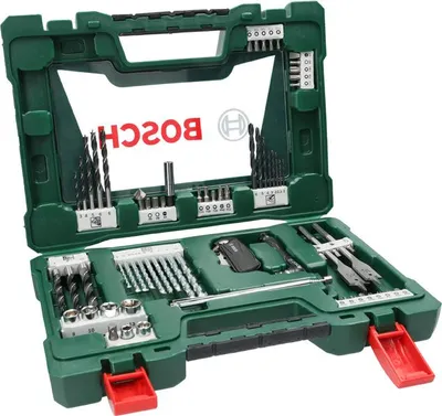 Produktbild von V-Line Bohrer- und Bit-Set, 68-teilig, Klappmesser, Magnetstab, Winkelschrauber