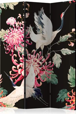 Produktbild von 3-teiliger Doppelseitiger Vlies Paravent - Land of Freedom 135x172 cm Orient o-B-0002-z-b