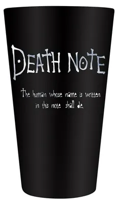 Produktbild von ABYstyle DEATH NOTE Large Glass Ryuk Matte, Schwarz, Glas, 1 Stück(e), Rund, 400 ml