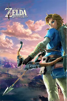 Image de The Legend Of Zelda - Hyrule Scene Lanscape - 61x91,5cm - Affiche Poster