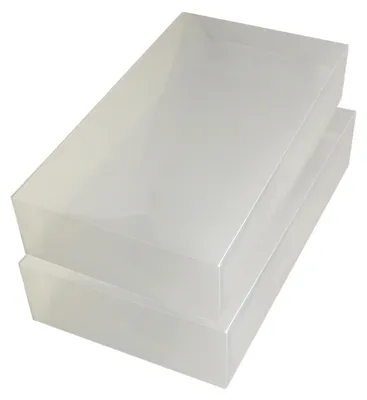 Produktbild von 2 DynaSun PP384 Transparente Schuh- und Stiefel-Aufbewahrungsbox für Damen