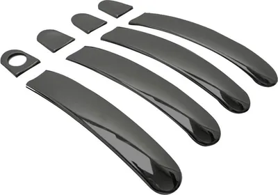 Produktbild von Türgriff Blende Türgriffkappen für VW Multivan T5 2003-2015 4Tür Chrom Dunkel 8x