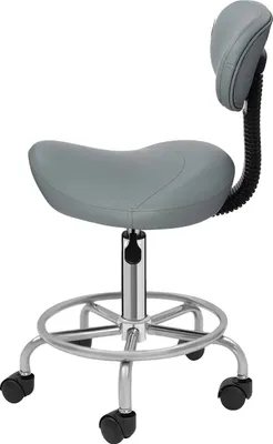 Obrázek produktu pro Pracovní stolička, výškově nastavitelná, otočná o 360°, šedá