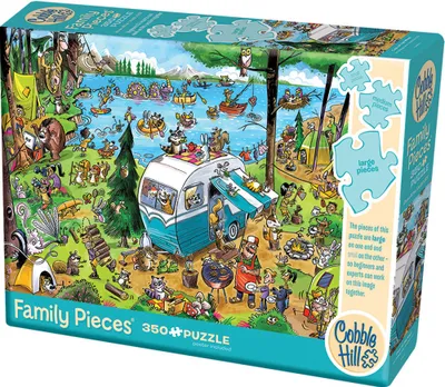Produktbild von COBBLE HILL Familienpuzzle Ruf der Wildnis 350 Teile
