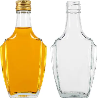Zdjęcie produktu dla SUPERBUTELKI - Zestaw 50 sztuk - Butelka szklana BONAPARTE 250 ml whisky koniak nalewki