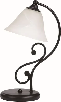 Produktbild von Rabalux 7772 Tischleuchte Dorothea, E14, schwarz-weiß, rund, Mediterran, ø170mm