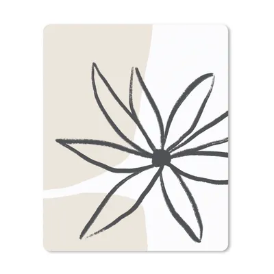 Produktbild von MuchoWow® Mauspad Mousepad Blumen - Minimalismus - Pastell 30x40 cm - Mousepads - Maus Mat - Pad - Mausunterlage - Mausmatten