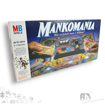 Produktbild von MB Spiele 601402500 - Mankomania Blau Brettspiel 1985