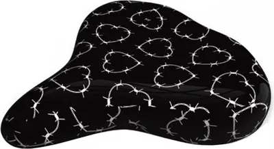 Produktbild von Liix Sattelbezug Saddle Cover , Love Hurts Schwarz