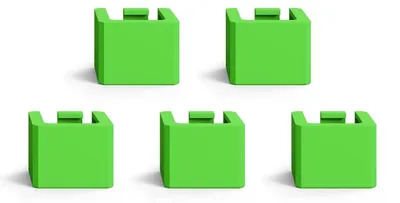 Produktbild von AnkerMake M5 Silikonabdeckung 5er-Set, hitzebeständig bis 260°C, 3D-Drucker