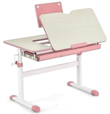 Productafbeelding van Studenten bureau, hoogte verstelbaar van 51-73 cm, kinderbureau met verstelbare tafelblad