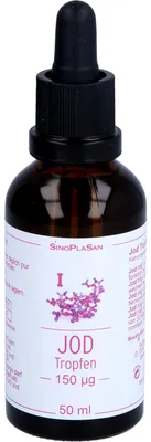 Produktbild von SinoPlaSan Jod Tropfen 150 ug, 50 ml Lösung