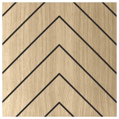 Zdjęcie produktu dla Panel ścienny dekoracyjny MDF frezowany JODEŁKA 40x40 cm fornir dębowy