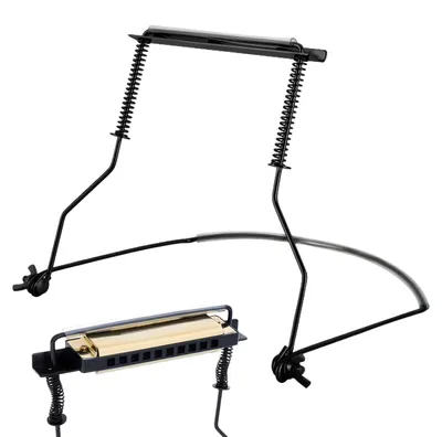 Immagine prodotto di Supporto regolabile per armonica a bocca, ideale per musicisti