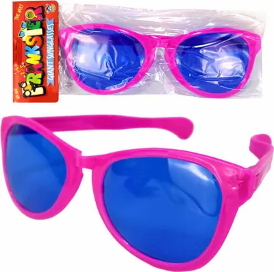 Immagine prodotto di Occhiali grandi da carnevale rosa - circa 26 cm