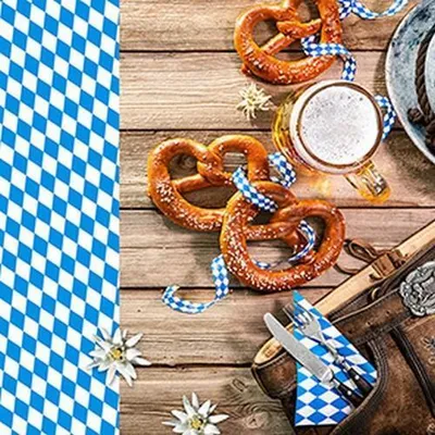 Produktbild von 20 Servietten Brez´n - Bayrische Köstlichkeiten 33x33cm