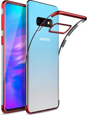 Produktbild von Conie Silikon Schutzhülle für Samsung Galaxy S6 Tasche Case Cover Bumper Hülle Rand in Rot