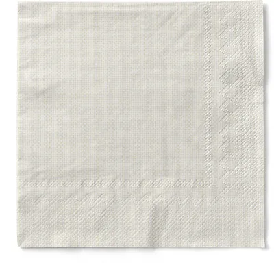 Produktbild von Sovie HORECA Serviette Mailand in Beige aus Tissue 33 x 33 cm, 3-lagig, 100 Stück