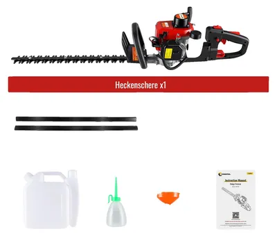 Productafbeelding van Hekkenknipper, 22,5cc motor, 60 cm blad, rood
