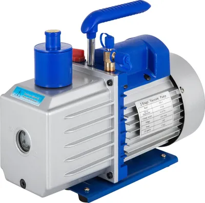 Immagine prodotto di Pompa per vuoto, portata 9 CFM, potenza 1 CV, bistadio, capacità olio 370 ml, velocità di rotazione 1720 giri/min