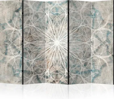 Produktbild von LUMASOUL Paravent einseitiger, Paravent Raumteiler Innen, Boho Motiv, 225x172 cm