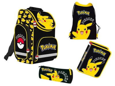 Produktbild von Pokemon Schulranzen Set 5teilig - incl. Regenschutz
