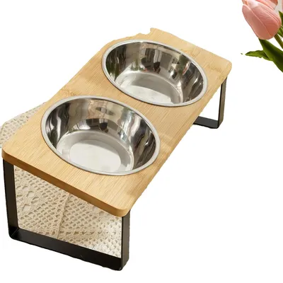 Zdjęcie produktu dla Miska dla kota, stal nierdzewna, średnica 20 cm, odpowiednia dla kotów, zaokrąglony kształt, pojemność do 1 litra