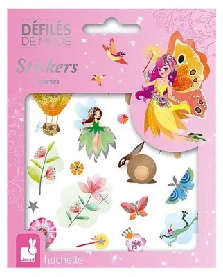 Zdjęcie produktu dla Janod Sticker-Set Feen-Modenschau, 4 Bögen, ab 5 Jahren
